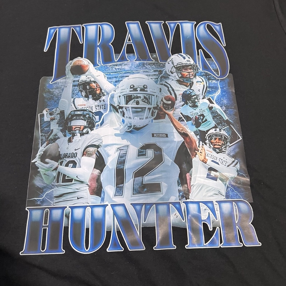 Retro Colorado Buffalos Shirt 2XL CU Travis‎ Hunter Hieisman Graphic Tee NWOT